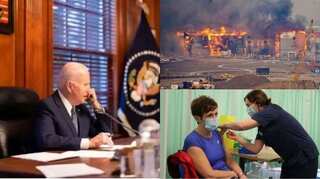 Morning news brief: Biden-Putin call, US wildfires and more