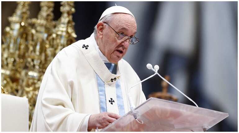 Watch: Pope Francis says he needs a shot of tequila for his knee pain