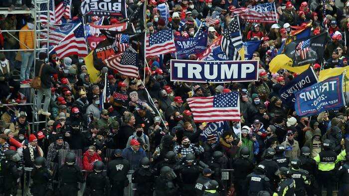 Supporters of former US president Donald Trump accused of intimidation in 2020 elections