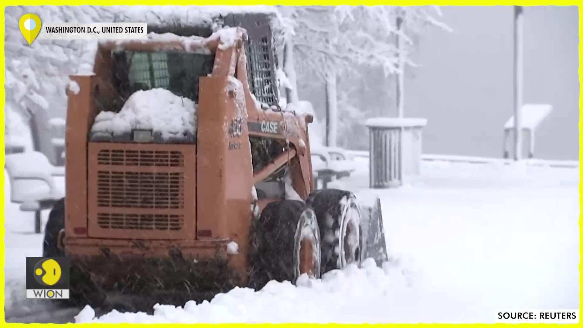 Winter storm pounds Washington as it moves across U.S. East Coast ...