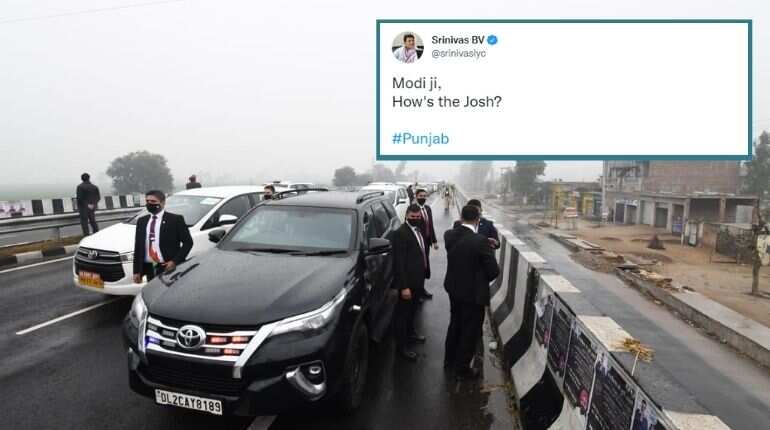 PM's security lapse: BJP slams Congress over 'Modi ji, How's the Josh?' tweet PM's security lapse: BJP slams Congress over 'Modi ji, How's the Josh?' tweet
