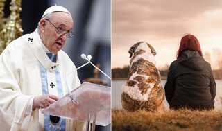 Pope Francis calls couples selfish who choose pets over kids, says it 'takes away humanity'