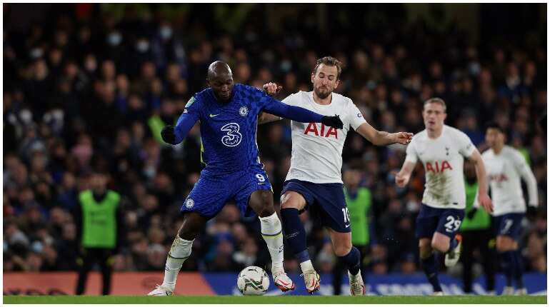 Chelsea dominate Tottenham Hotspur with 2-0 win in first leg of league cup Chelsea dominate Tottenham Hotspur with 2-0 win in first leg of league cup