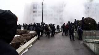 Those who don't shun violence will be killed, says Kazakh govt as 18 troops die