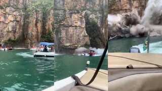 Watch: In rock face collapse at waterfall, 7 killed, 9 seriously hurt, 3 still missing in Brazil 