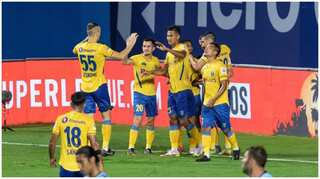 ISL 2021-22: Kerala Blasters bring an end to Hyderabad FC's unbeaten streak, go on top of points table