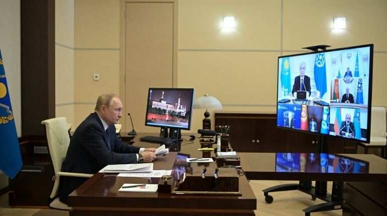 Russian-led bloc will stymie any coups, says Putin after Kazakhstan riots Russian-led bloc will stymie any coups, says Putin after Kazakhstan riots