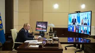 Russian-led bloc will stymie any coups, says Putin after Kazakhstan riots