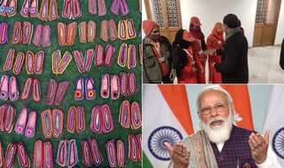 In a sweet gesture, PM Modi sends 100 pairs of jute footwear for Kashi Vishwanath temple workers