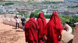 Buddhist monks beaten, arrested for sharing 99-foot tall Buddha statue destruction news