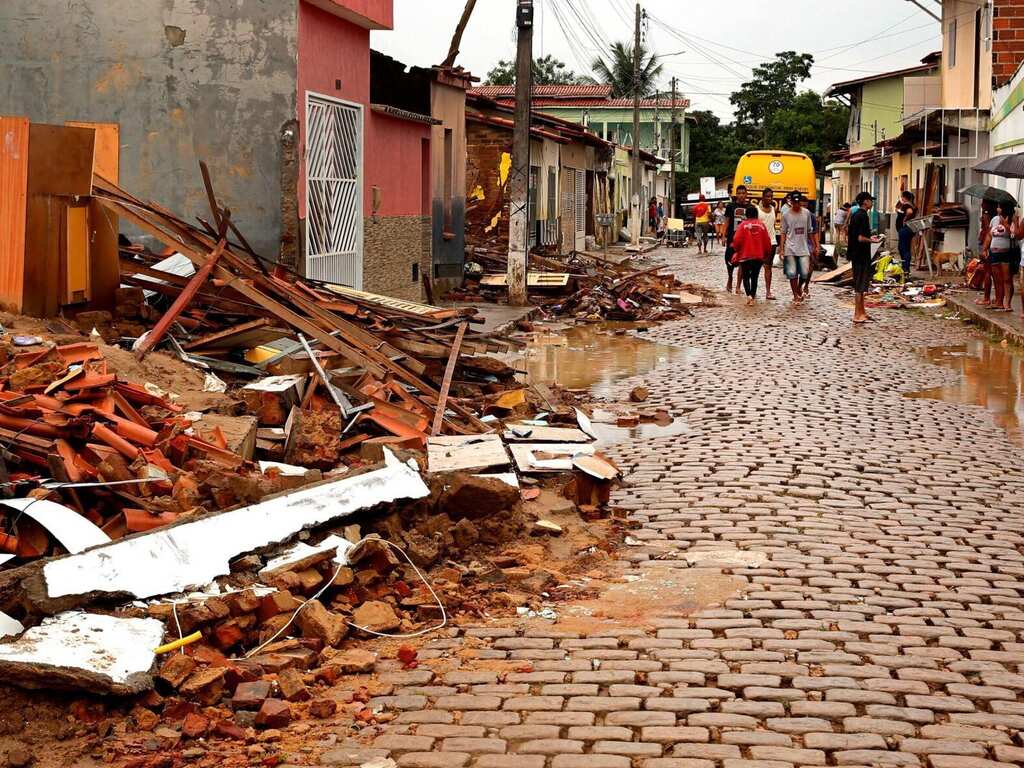 Incessant rainfall triggered floods in the Brazilian State of Pará