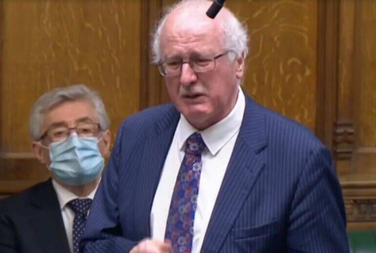 UK MP breaks down over death of mother-in-law during lockdown party debate