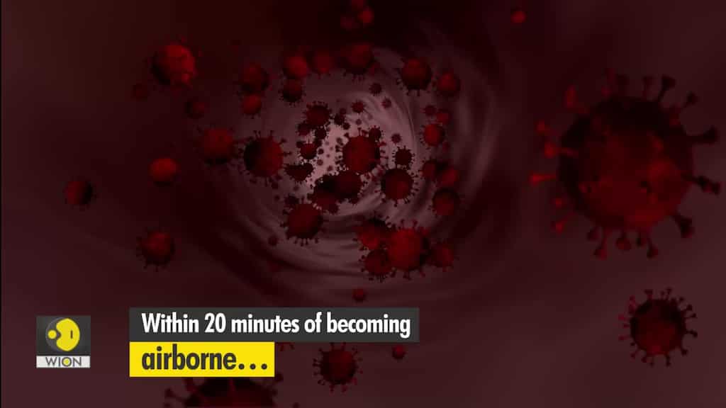 What happens to Covid within 20 minutes of being airborne? Study reveals