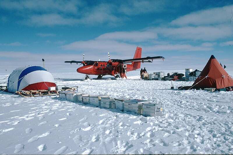 Scientists set up drilling camp at 10,499 feet altitude to study climate change trends