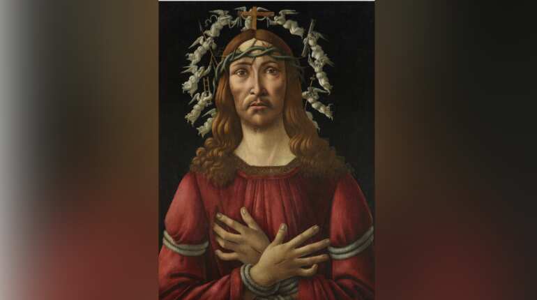 ‘Man of Sorrows’ painting reveals hidden details of Botticelli’s early work