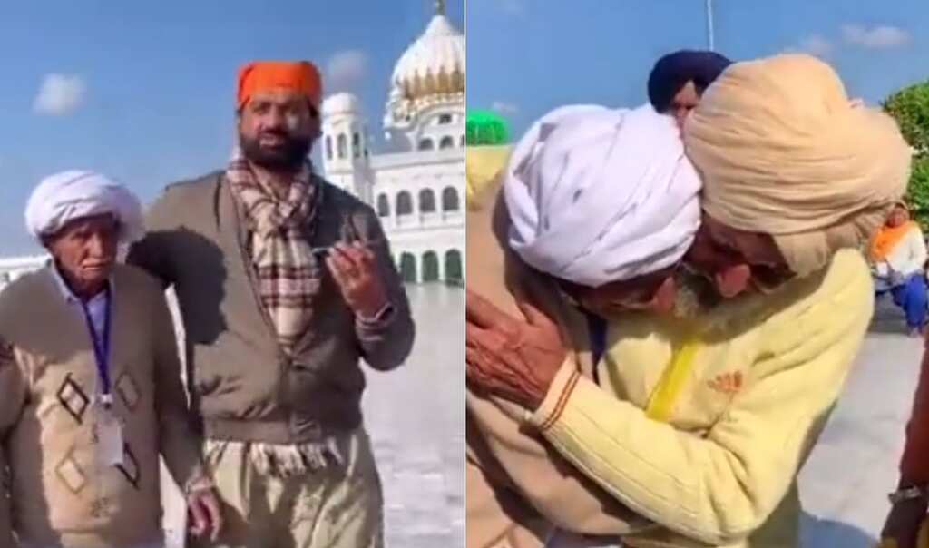 Watch: Brothers 'separated during India-Pak Partition' in 1947, reunited after 74 years at Kartarpur Corridor