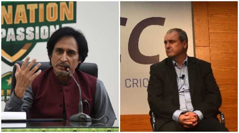 No communication from Ramiz Raja on his Four-Nation T20I series idea, reveals ICC CEO No communication from Ramiz Raja on his Four-Nation T20I series idea, reveals ICC CEO
