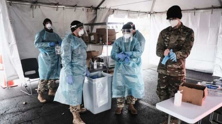 Biden deploys military medical teams to hospitals in six states