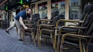 Netherlands: In southern Dutch town, cafes open in lockdown protest