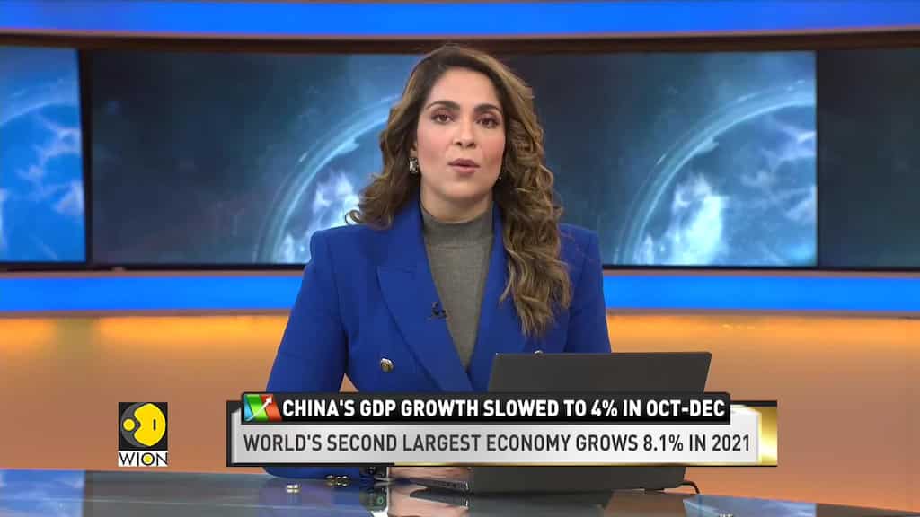 China's GDP growth slows to 4% in October-December