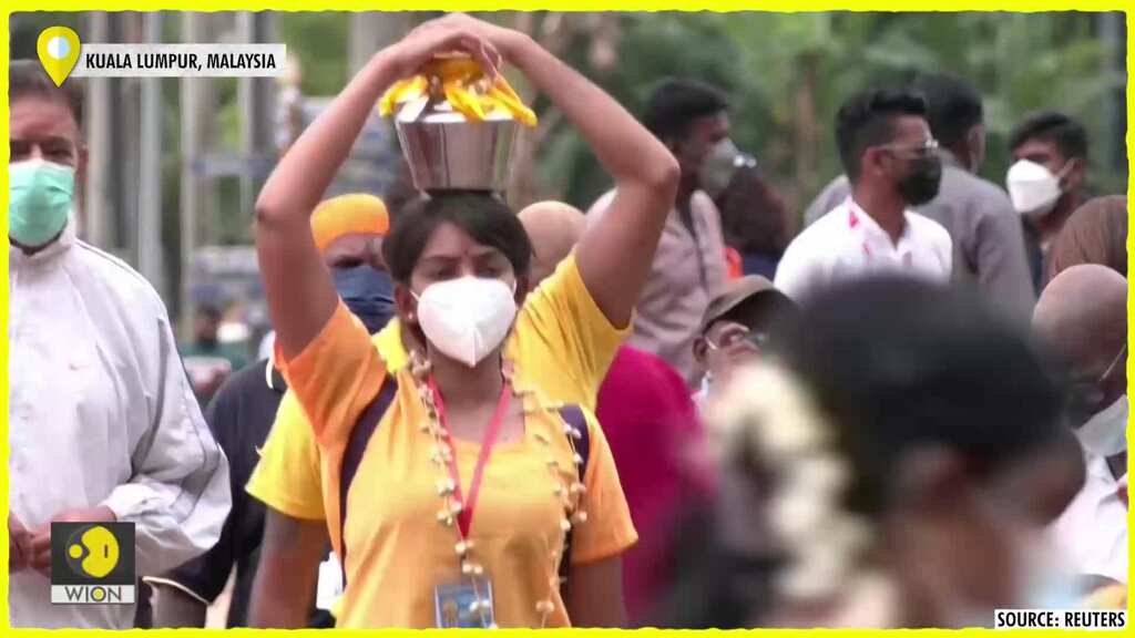 Hindus in Malaysia celebrated Thaipusam festival on a smaller scale due to pandemic