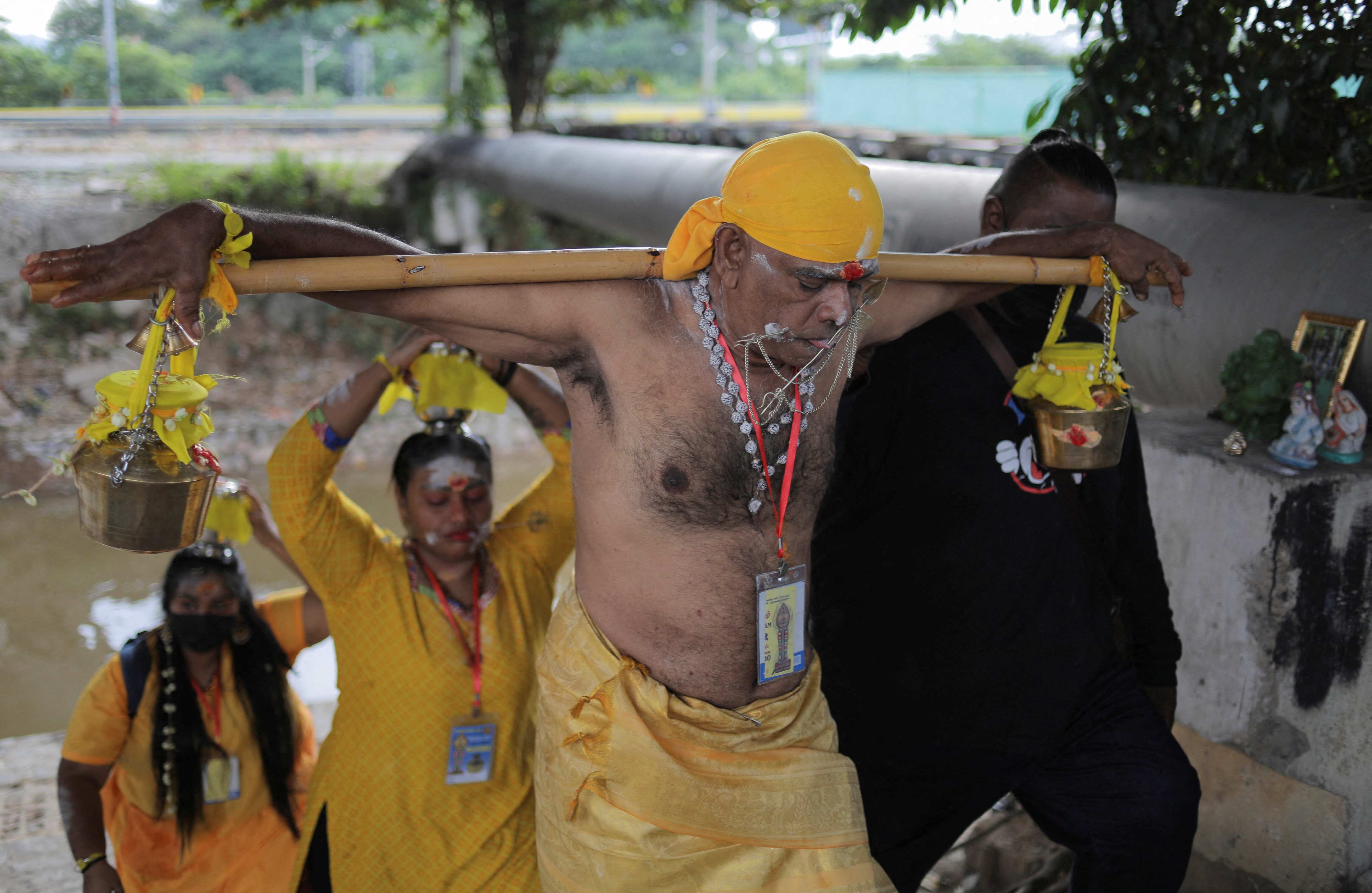 Hindu festival amid Covid scare