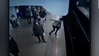 Brussels woman pushed in front of approaching train, this is how she survived