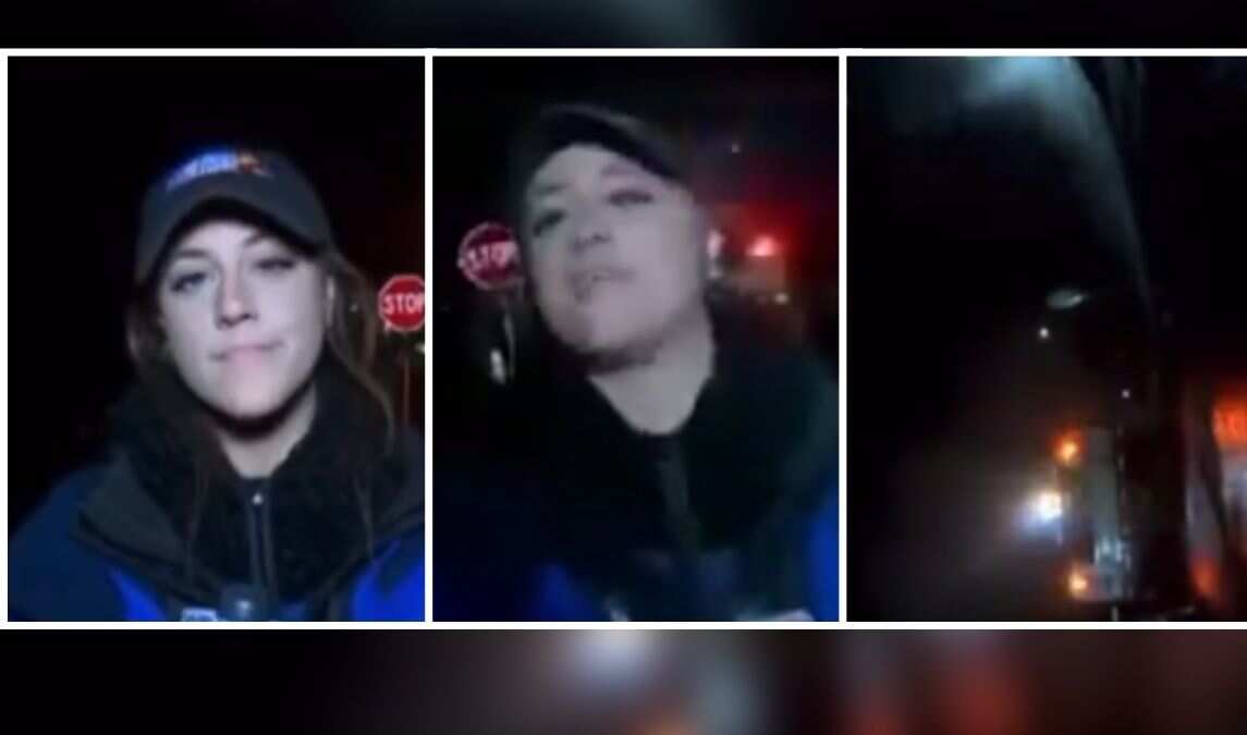 Video: TV reporter struck by car during live broadcast, gets up, finishes job Video: TV reporter struck by car during live broadcast, gets up, finishes job