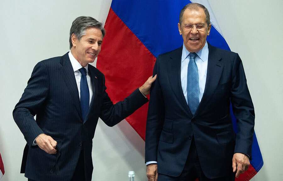 US Secy of State Antony Blinken, Russian Foreign Minister Lavrov hold talks in Geneva