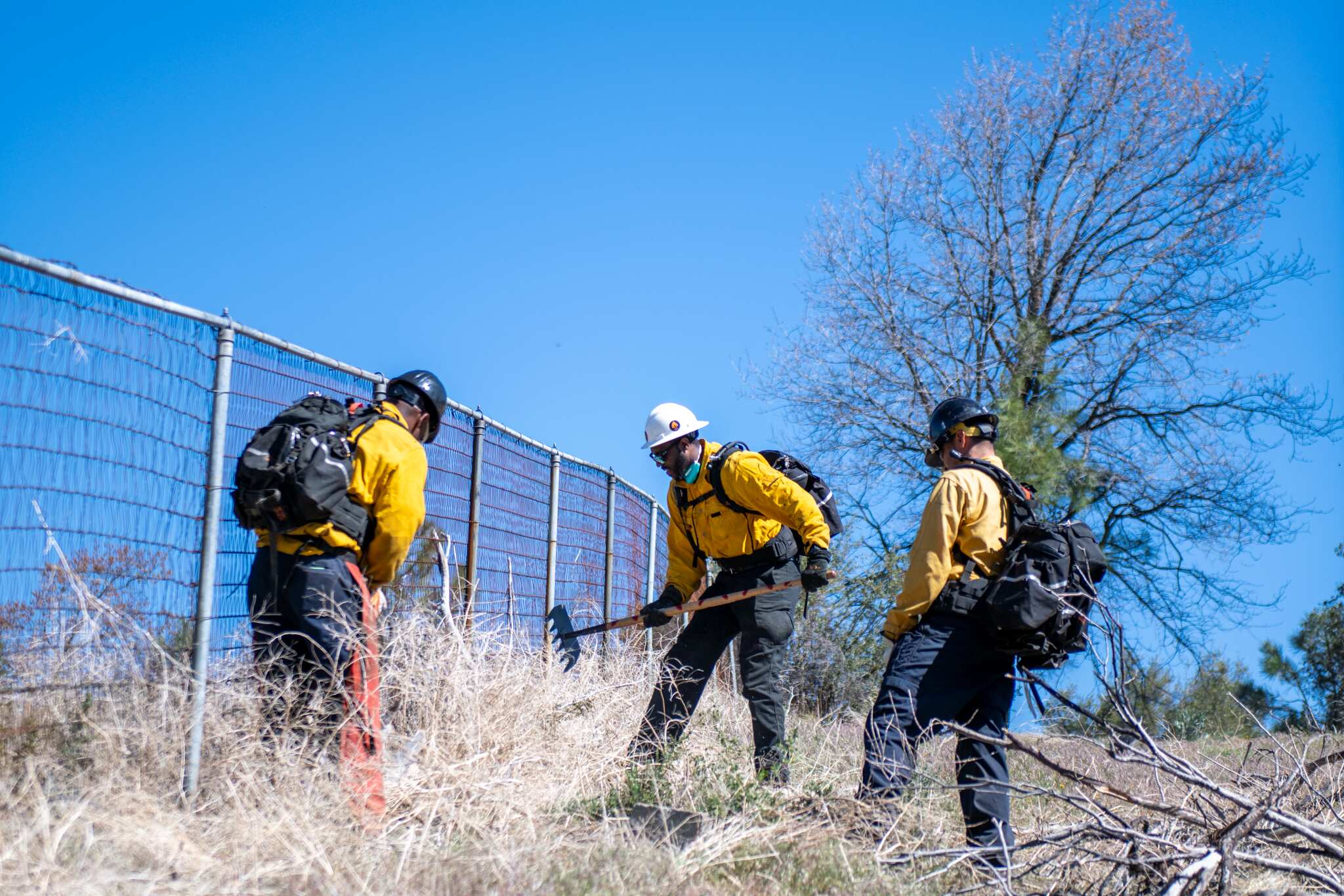 Firefighters deployed in the region