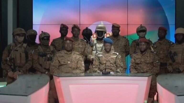 Watch: Burkina Faso soldiers announce military takeover on state TV