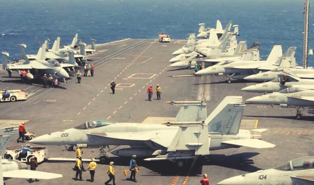 Seven injured in US fighter jet landing mishap in South China Sea, Navy pilot ejects safely