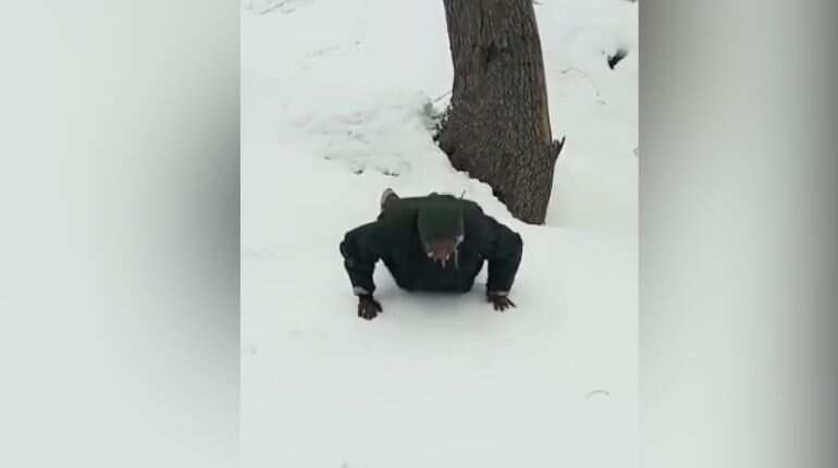 Watch: Real ‘Winter Soldier’? Indian jawan shows fitness in snow, does 47 push-ups in 40 seconds