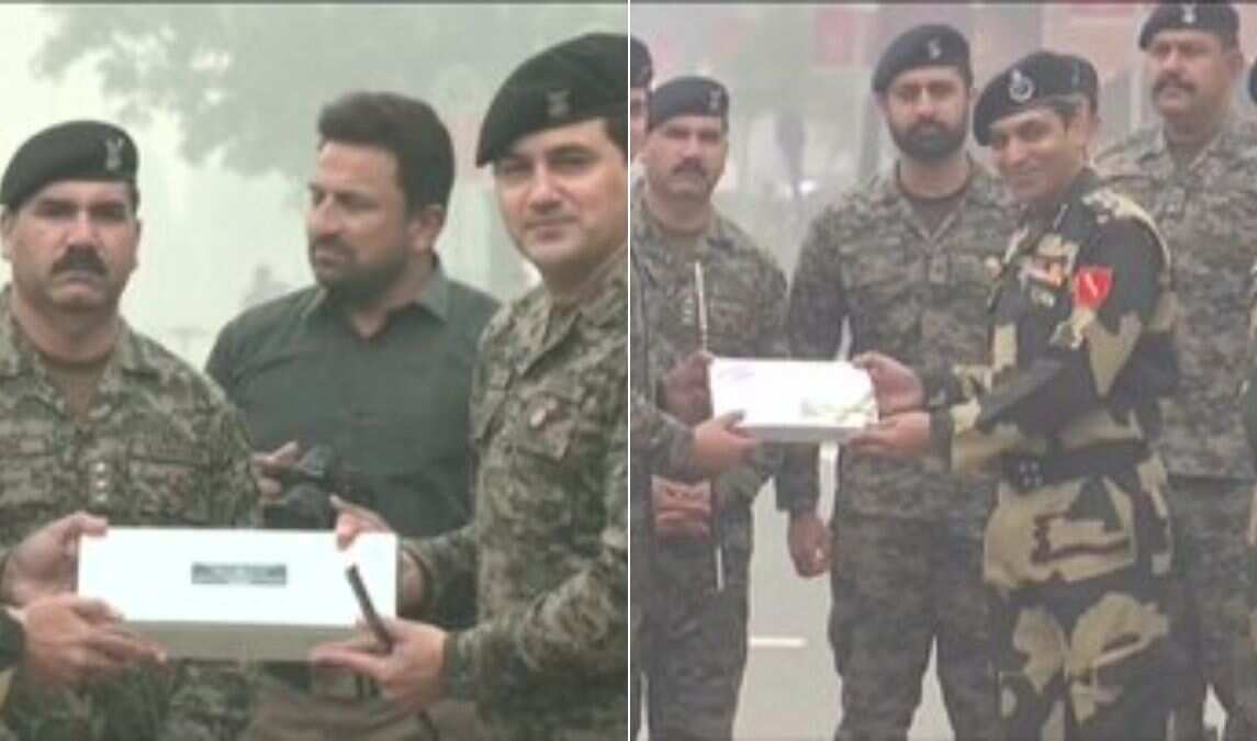 India-Pakistan forces exchange sweets