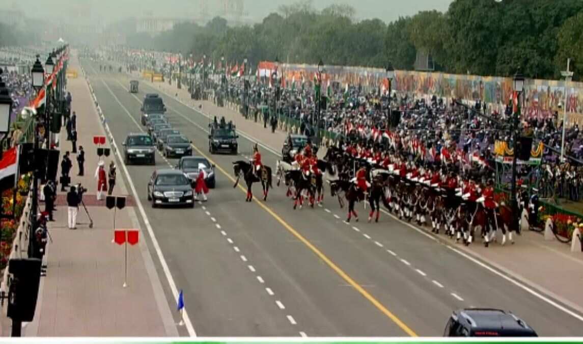President at the Rajpath