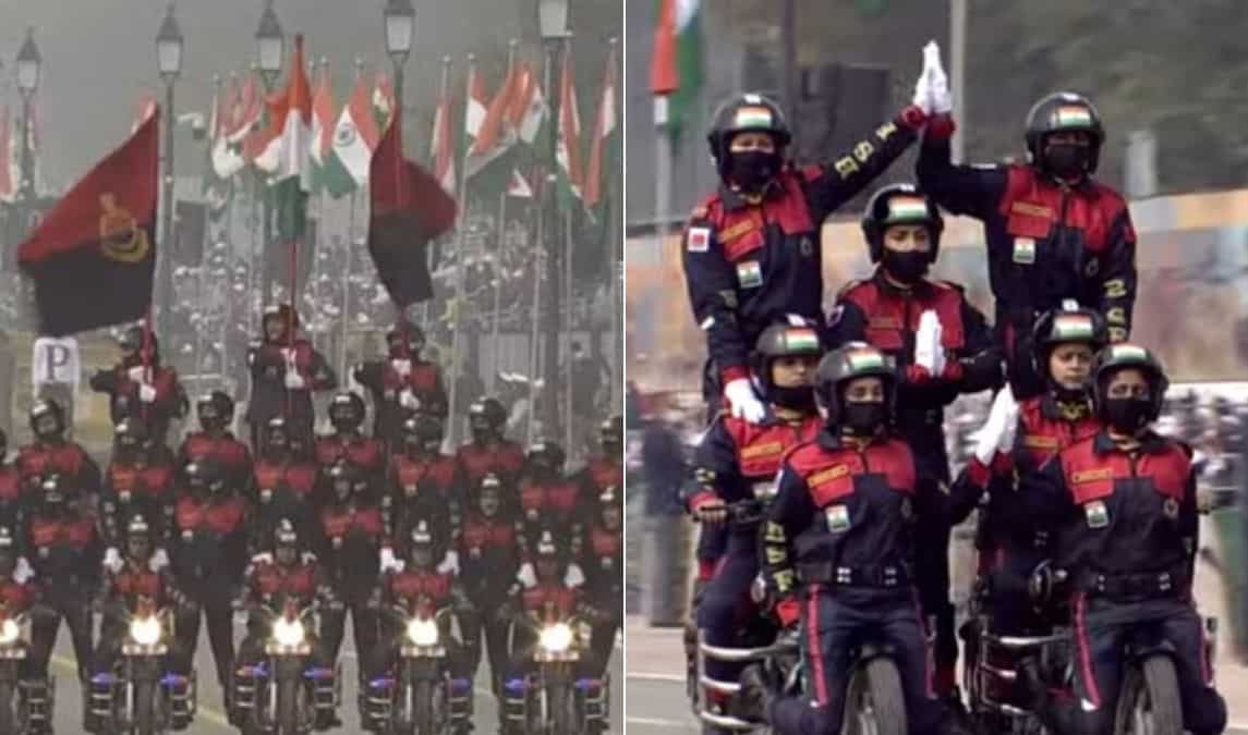 Watch: Breathtaking display by India's Border Security Force's women team during Republic Day parade Watch: Breathtaking display by India's Border Security Force's women team during Republic Day parade