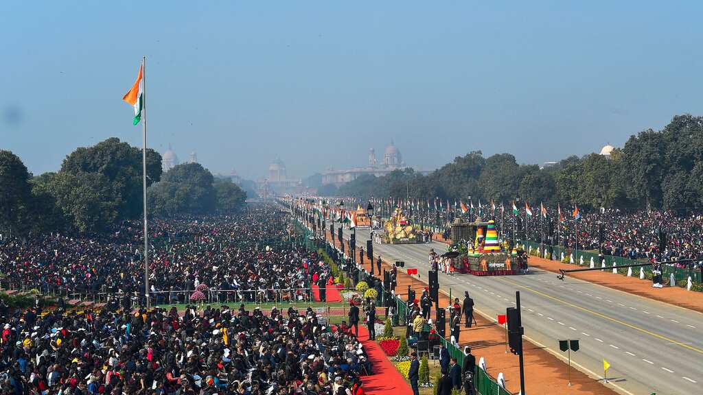 India celebrates 'Azadi Ka Mahotsav,' displays military might on 73 Republic Day