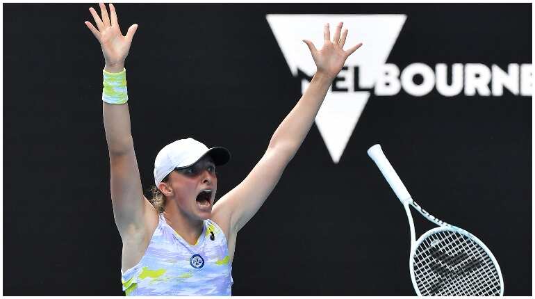 Australian Open: Iga Swiatek holds off Kaia Kanepi to reach the semis Australian Open: Iga Swiatek holds off Kaia Kanepi to reach the semis