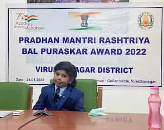 8-year-old wonder kid who conceptualised self-inflating flood shelter honoured with coveted award