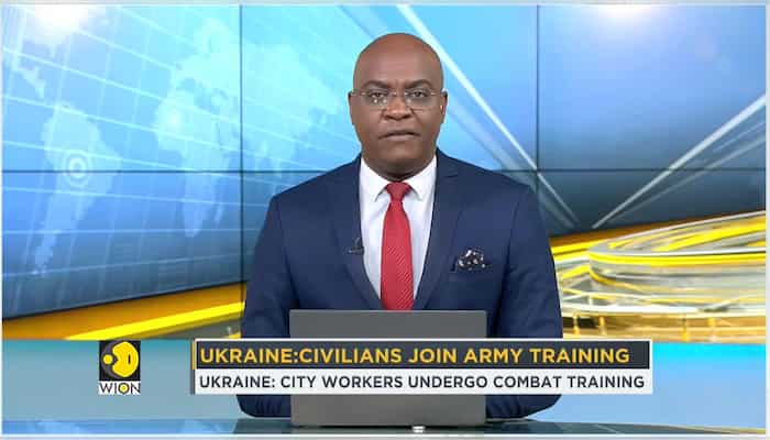Ukraine civilians undergo military training to defend against Russian invasion