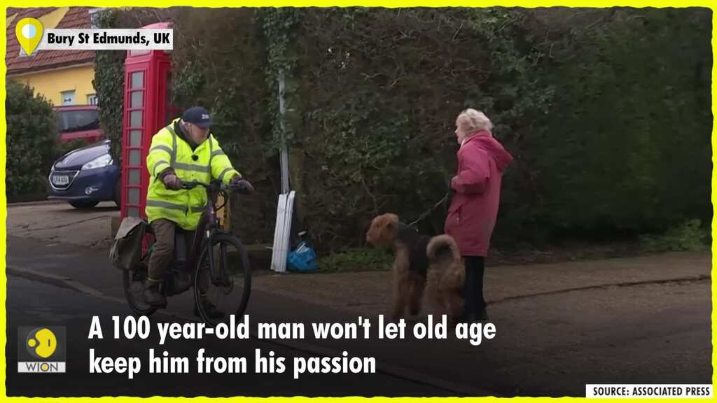Meet the 100 year-old man who cycles 100 miles every week at Bury St Edmunds