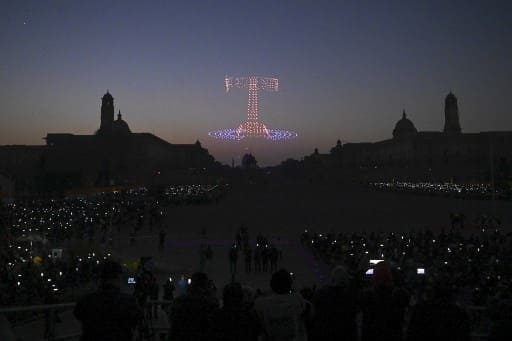 Projection mapping show