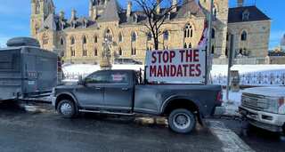 Canada PM Justin Trudeau leaves home over security concerns as truckers protest against vaccine mandates