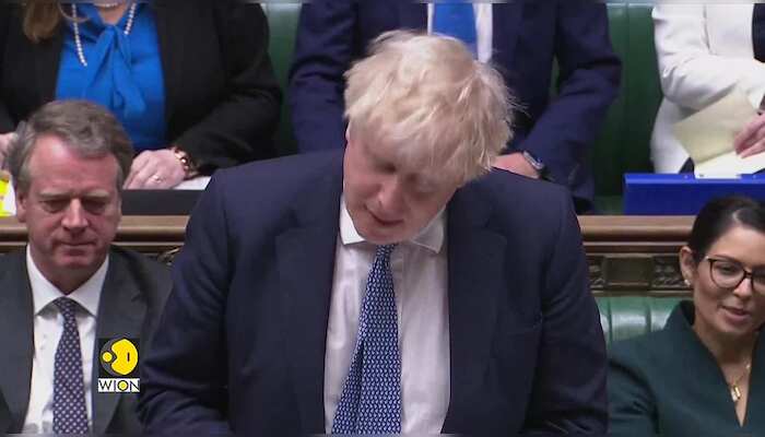 UK: PM Boris Johnson takes questions in parliament