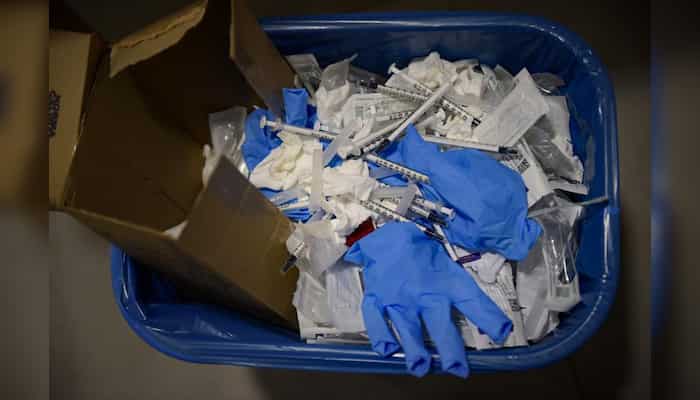 WHO warns of COVID medical waste threat amid the ongoing Omicron surge around the globe