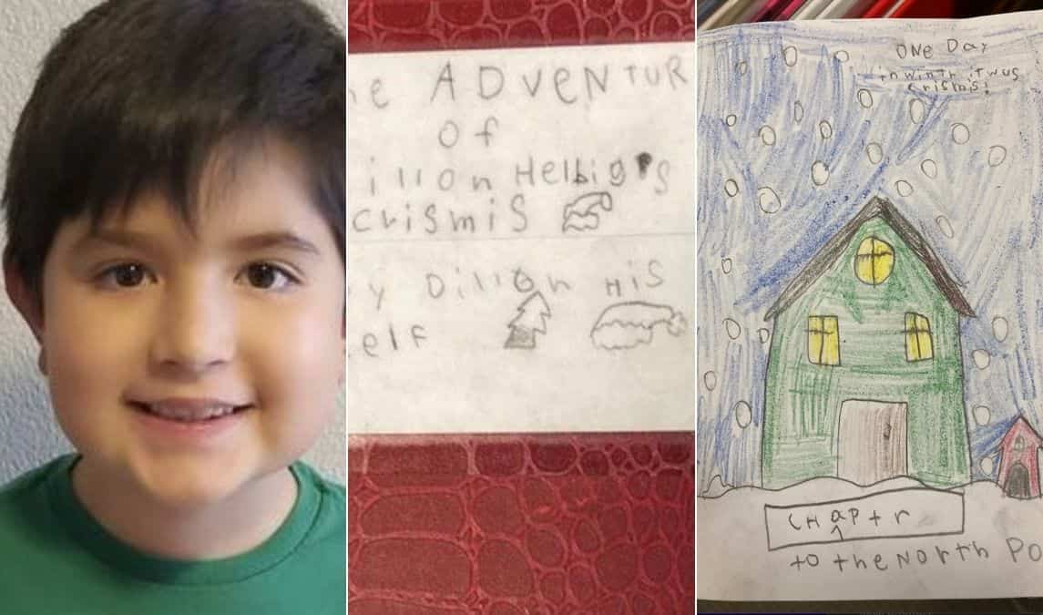 A cute 'Crismis' story: This 8-year-old hides self-made book on library shelf. It's a hit now A cute 'Crismis' story: This 8-year-old hides self-made book on library shelf. It's a hit now
