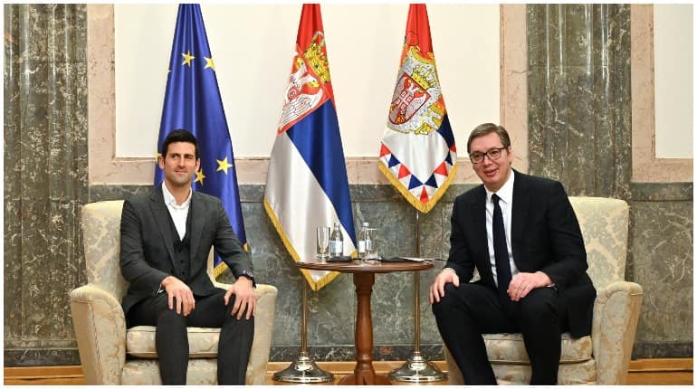 Serbia president praises World No. 1 Novak Djokovic's 'great fight' in Australia