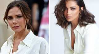 Deepika Padukone's all-white ensemble gets a shout out from designer Victoria Beckham