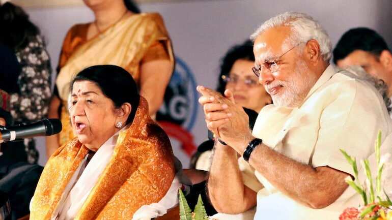 Indian PM Narendra Modi remembers late veteran singer Lata Mangeshkar