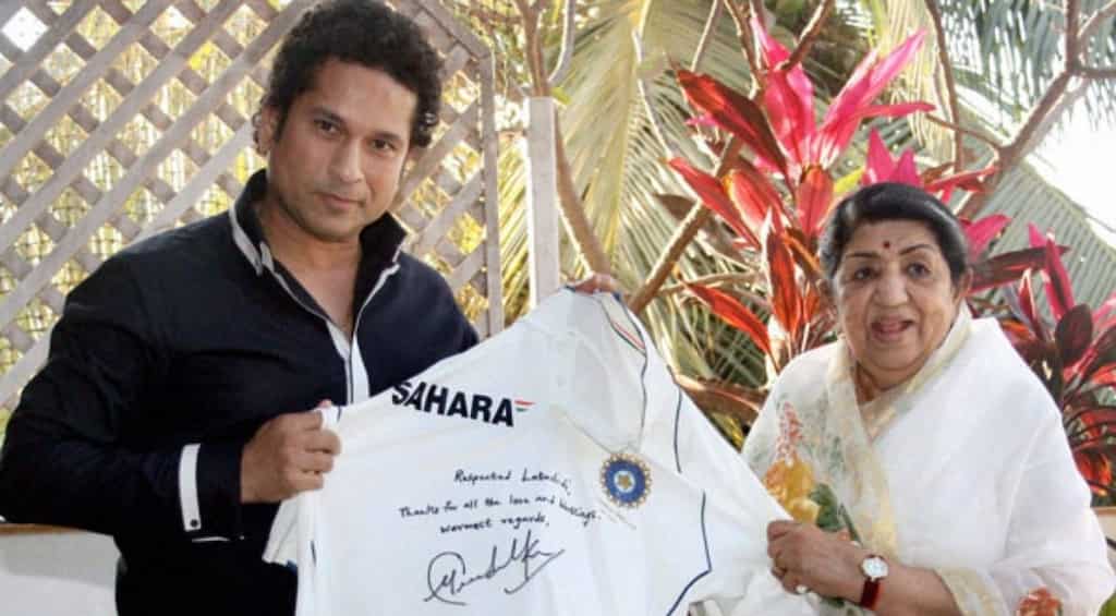 Lata Mangeshkar was a big fan of cricket, loved Sachin Tendulkar